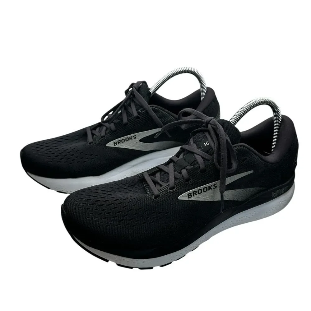 Brooks Ghost 16 Men’s Running Shoes Grey Neutral Cushion Size 11.5 D